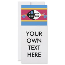 Swaziland Flag rack cards