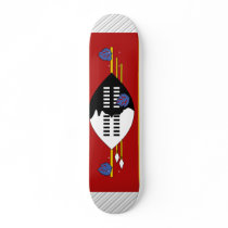 Swaziland Flag skateboards by coolcountry Swaziland Flag skateboards