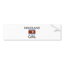 SWAZILAND GIRL bumper stickers