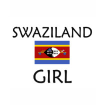 SWAZILAND GIRL t-shirts by flagshirt SWAZILAND GIRL t-shirts