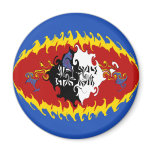 Swaziland Gnarly Flag Refrigerator Magnets