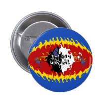 Swaziland Gnarly Flag buttons