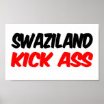 Swaziland Kick Ass Print