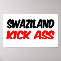 Swaziland Kick Ass Print