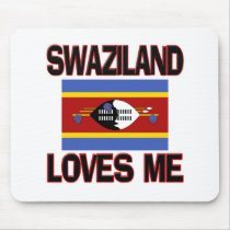 Swaziland Loves Me mousepads by flagshirt Swaziland Loves Me mousepads