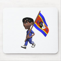 Swaziland Mousepad by worldtees Swaziland Mousepad