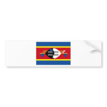 Swaziland National Flag bumper stickers