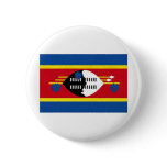 Swaziland National Flag Pinback Buttons