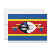 Swaziland National Flag invitations