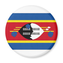 Swaziland National Flag Magnet