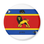 Swaziland Royal Standard Refrigerator Magnet
