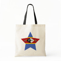 Swaziland Star Canvas Bag