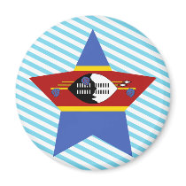 Swaziland Star Magnet