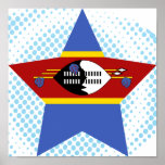 Swaziland Star Print