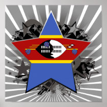 Swaziland Star Posters