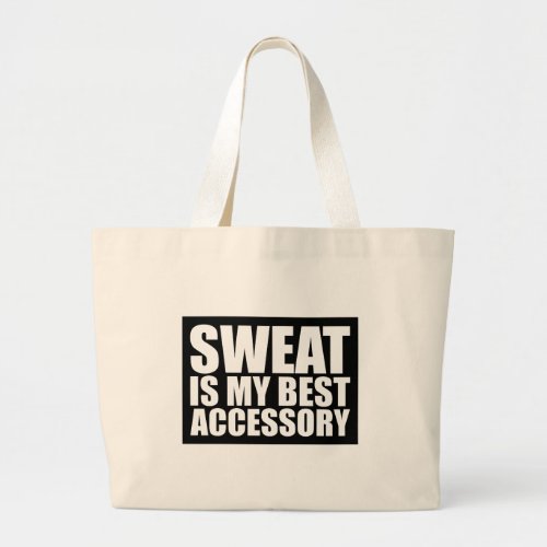 Sweat is my best accessory | Black Bag