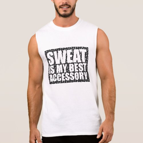 Sweat is my best Accessory | Retro Sleeveless Tees