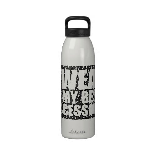Sweat is my best Accessory | Retro Water Bottle