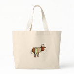 sweater sheep tote bag