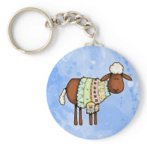sweater sheep key chains