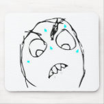 Sweaty Rage Face Mouse Pad