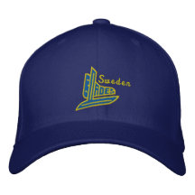 Sweden Blades Embroidered Hat