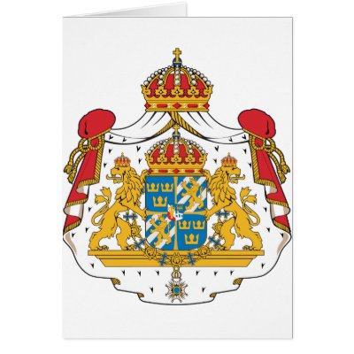 Sweden Coat Of Arms Cards by teyes143