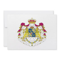 Sweden -  Coat of Arms Personalized Announcements