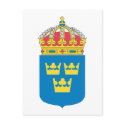 Sweden Coat of Arms (lesser) postcards by FlagTshirts Sweden Coat of Arms (lesser) postcards
