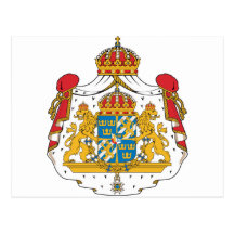 Sweden Coat Of Arms Postcard
