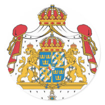 Sweden Coat Of Arms stickers by teyes143 Sweden Coat Of Arms stickers