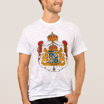Sweden Coat of Arms T-shirt by FlagTshirts Sweden Coat of Arms T-shirt
