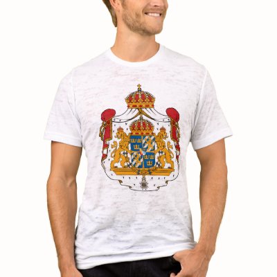 Sweden Coat of Arms T-shirt by FlagTshirts