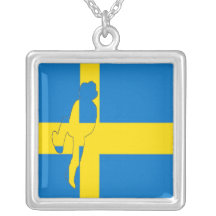 SWEDEN COUNTRY WESTERN LINE  DANCE  NECKLACE
