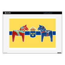 Sweden Dala Coat of Arms Skins For Laptops