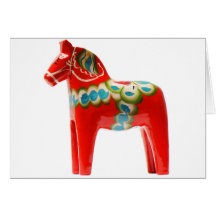 Sweden Dala Horse Cards