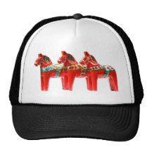 Sweden Dala Horse Hats