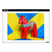 Sweden Dala Horse Laptop Skins