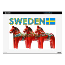 Sweden Dala Horses Skin For Laptop