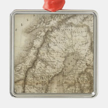Sweden, Denmark, Norway Christmas Tree Ornament