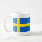 Sweden Flag Map Classic Mug