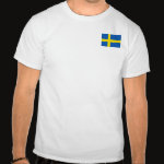 Sweden Flag Map Basic T-Shirt