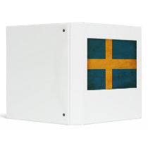 Sweden Flag Vinyl Binder