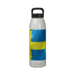 Sweden Flag Liberty Bottle Reusable Water Bottle