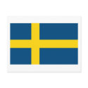 Sweden Flag Postcard