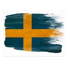 Sweden Flag Postcards