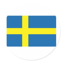 Sweden Flag Products stickers