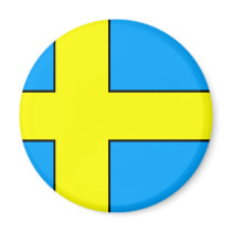 Sweden Flag T-shirts and Gifts magnets