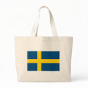 Sweden Flag Tote Bag by FlagTshirts Sweden Flag Tote Bag