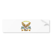 Sweden Football Designs Bumper Sticker
